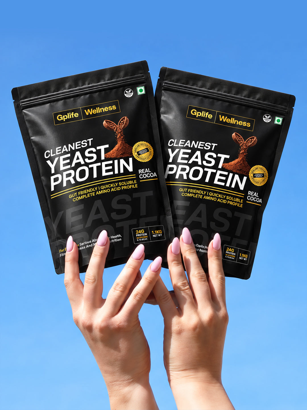 Active healthy lifestyle cocoa protein