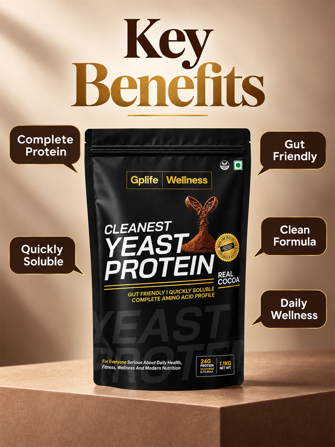 YEAST PROTEIN: REAL COCOA