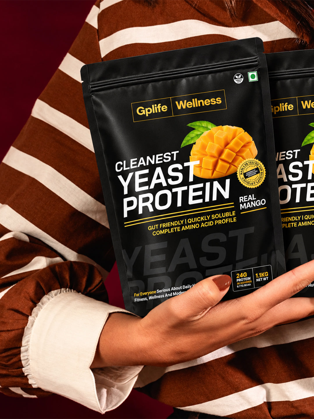 Active healthy lifestyle yeast protein