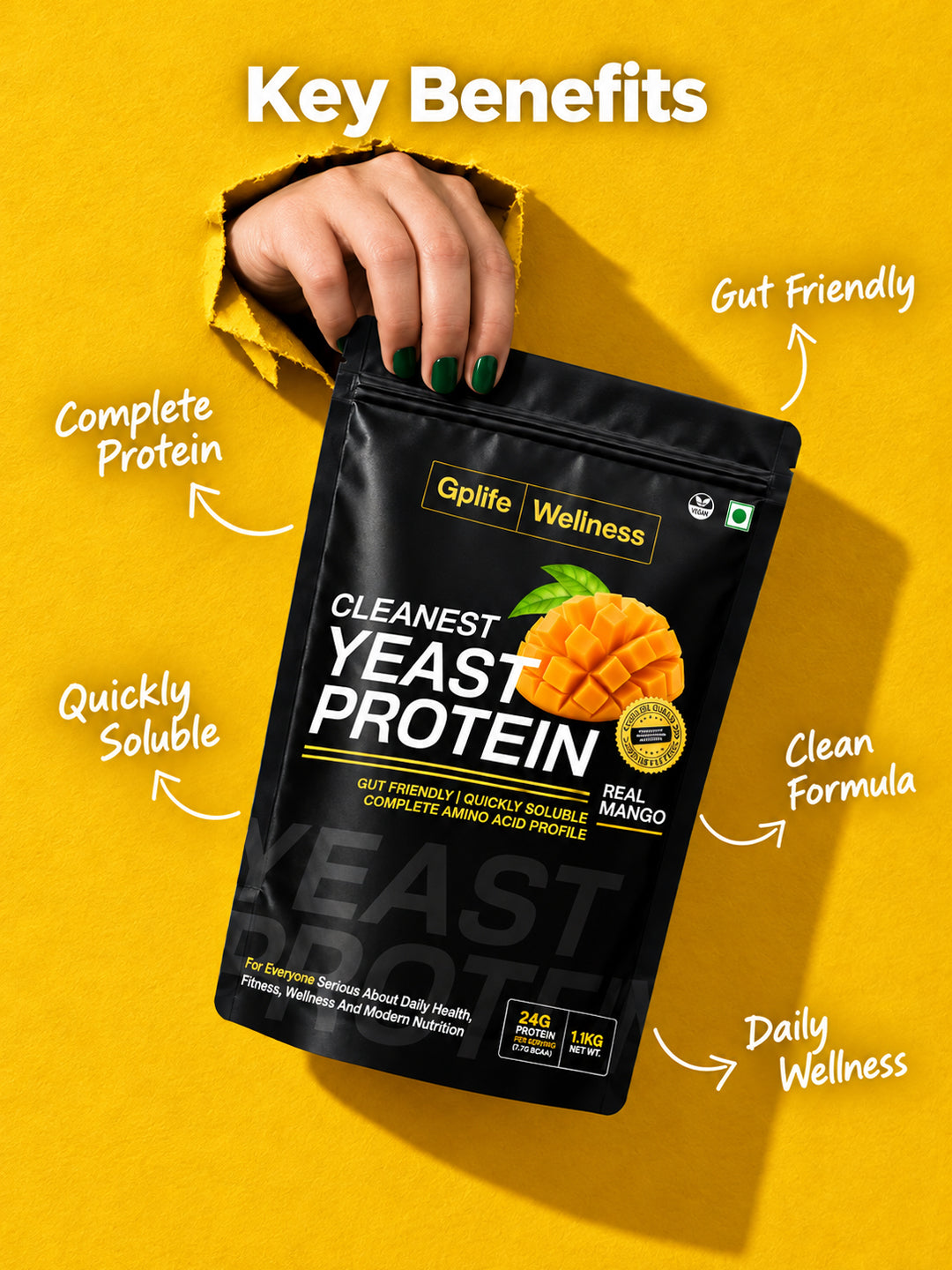 YEAST PROTEIN: REAL MANGO